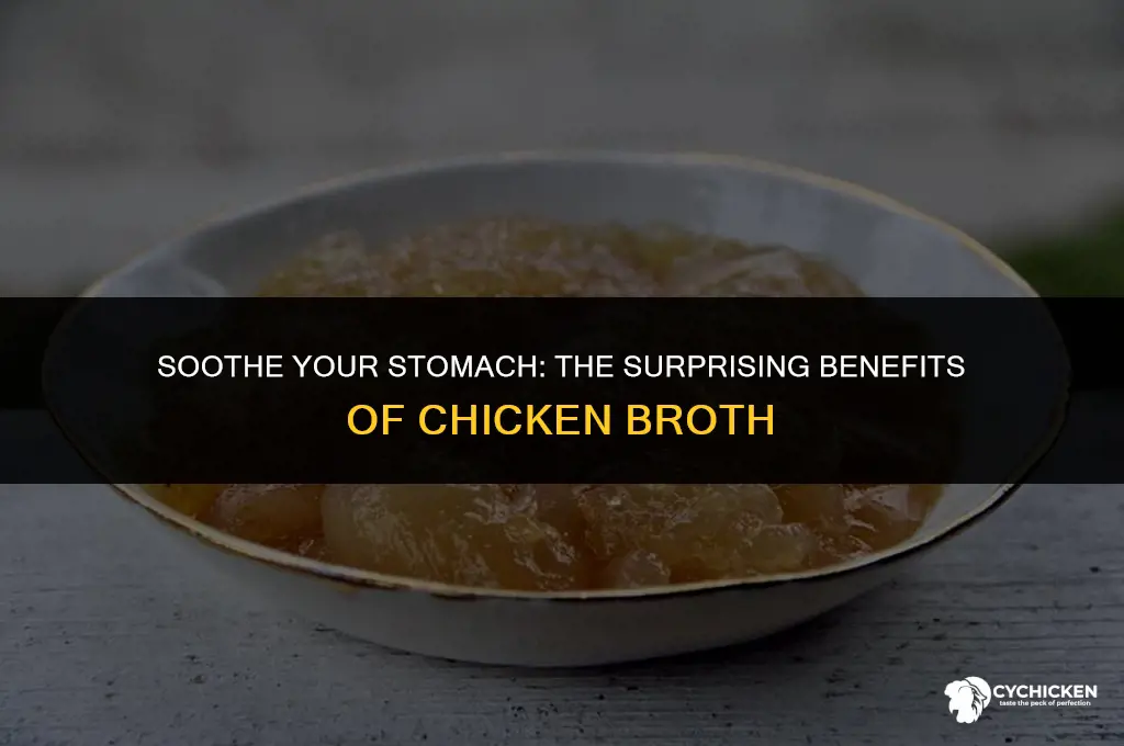 will chicken broth calm an upset stomach