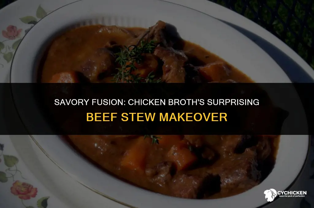 will chicken broth go with beef stew