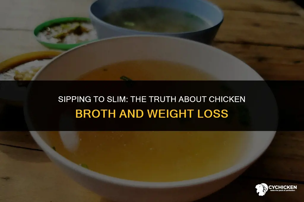 will chicken broth help me lose weight