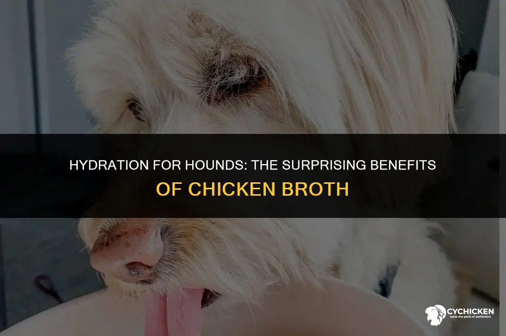 will chicken broth hydrate a dog
