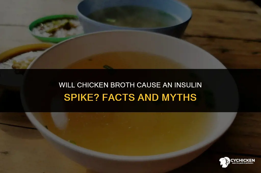 will chicken broth make your insulin spike