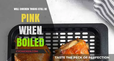 Boiled Chicken Thighs: Understanding Pink Color and Safe Cooking Tips