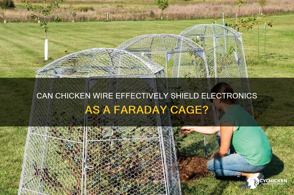 will chicken wire work as a faraday cage