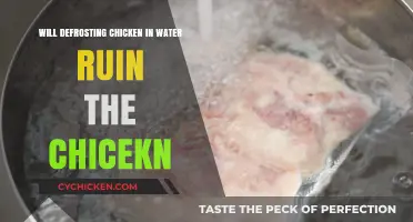 Defrosting Chicken in Water: Does It Ruin the Meat?