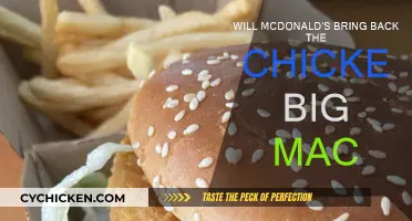Chicken Big Mac: Will McDonald's Bring it Back?