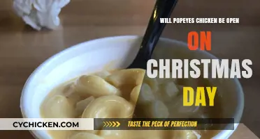 Popeyes Christmas Day Hours: Will You Get Your Chicken Fix?