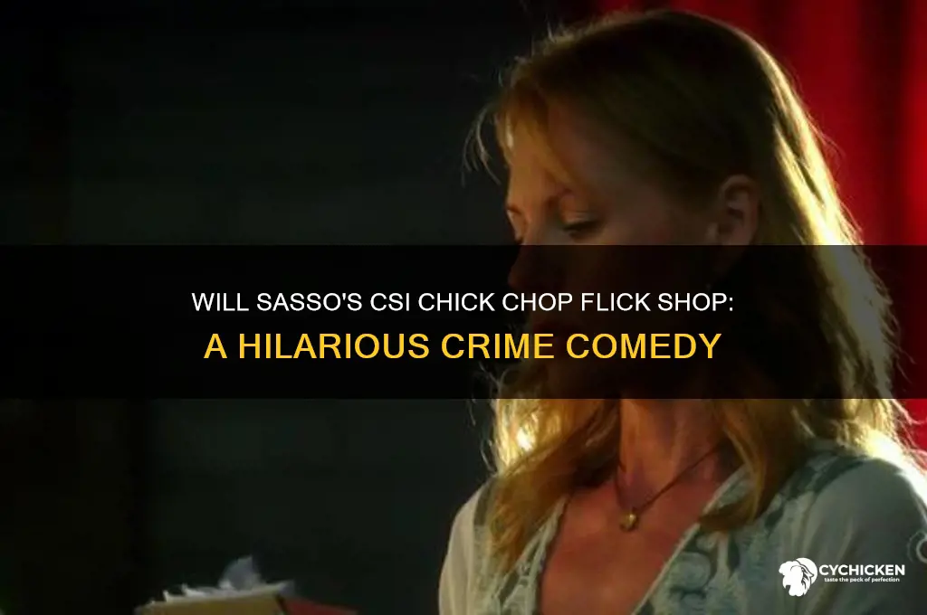 will sasso csi the chick chop flick shop