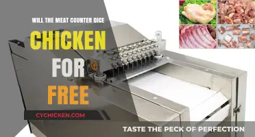 Can You Get Free Chicken Dicing at the Meat Counter?