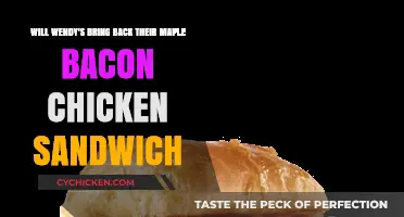 Wendy's Maple Bacon Chicken Sandwich: Will It Return Soon?
