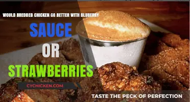 Bredded Chicken: Blueberry Sauce or Strawberries for the Perfect Pairing?