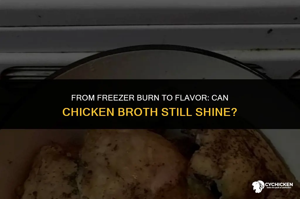 would freezer burn chicken make bad broth