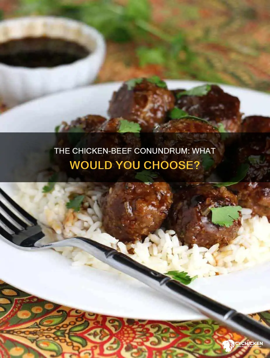 would you jump for the chicken or the beef
