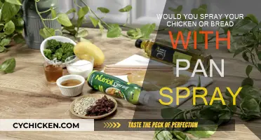 Why You Should Spray Chicken and Bread with Pan Spray